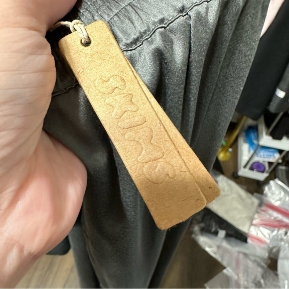 Skims charcoal gray wide leg high waist pants size 2X new - Picture 4 of 5